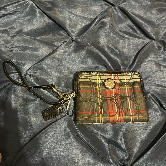 Coach Handbags - NWOT! Authentic Coach Plaid signature print wallet